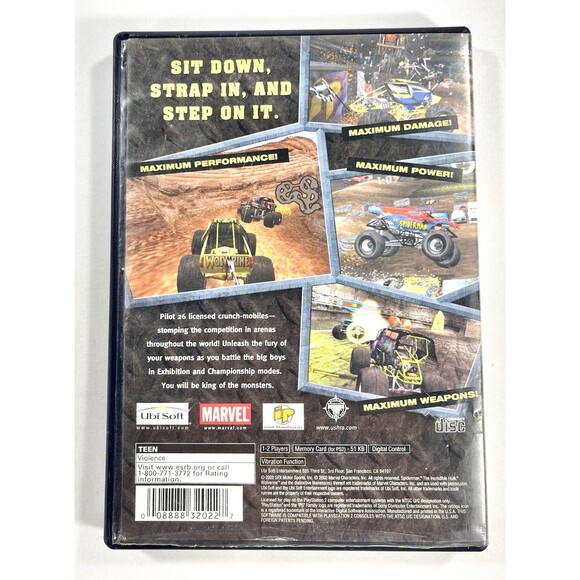 Monster Jam Maximum Destruction for PlayStation 2 Complete with Manual Tested - Picture 2 of 8
